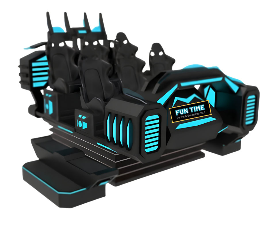 This advanced VR setup features a durable internal framework, high-quality materials, and vibrant arcade lighting for an exceptional experience.