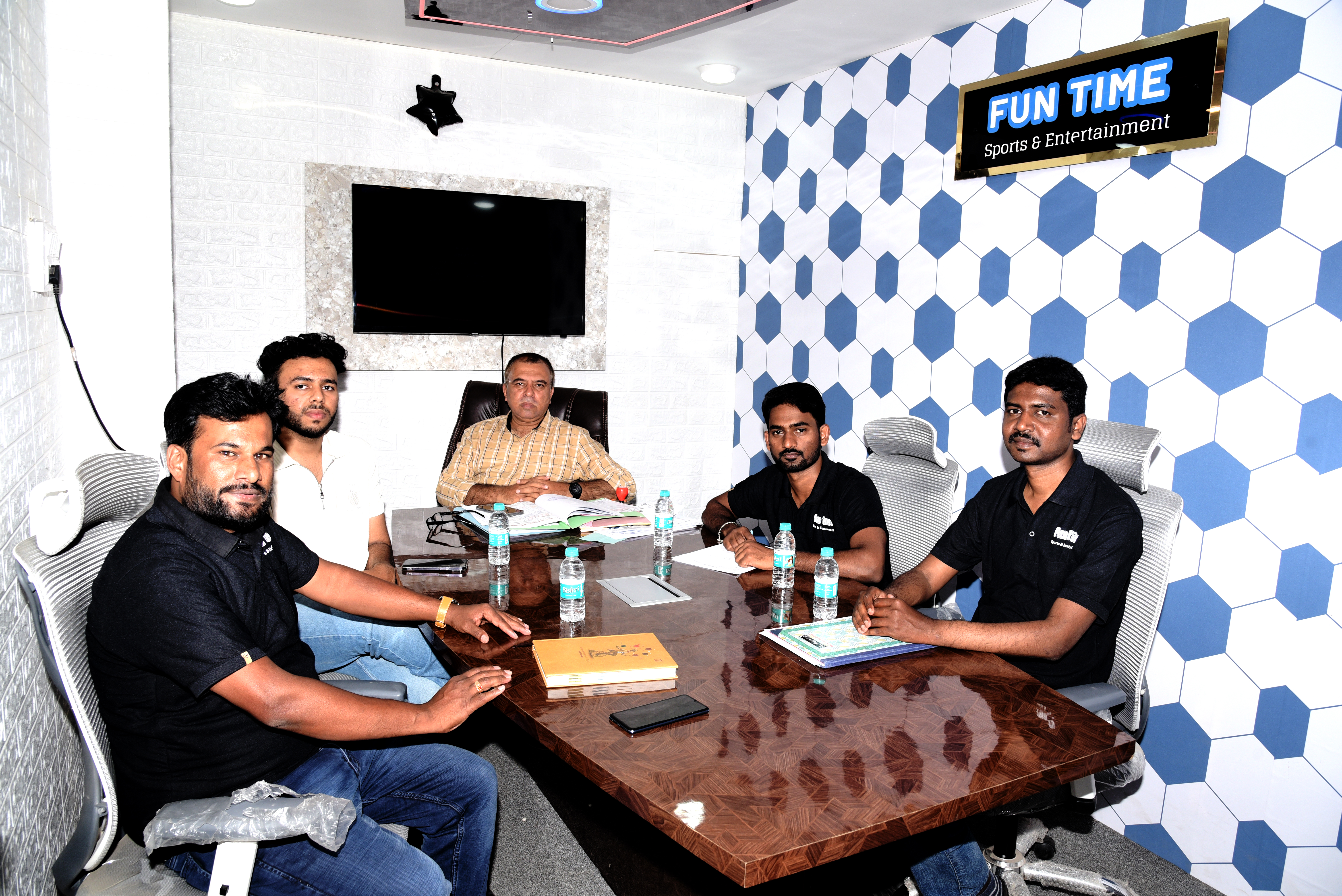 Funtime office meeting photo