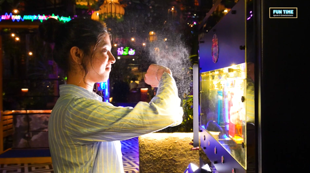 Standalone Flaunt digital perfume kiosk
