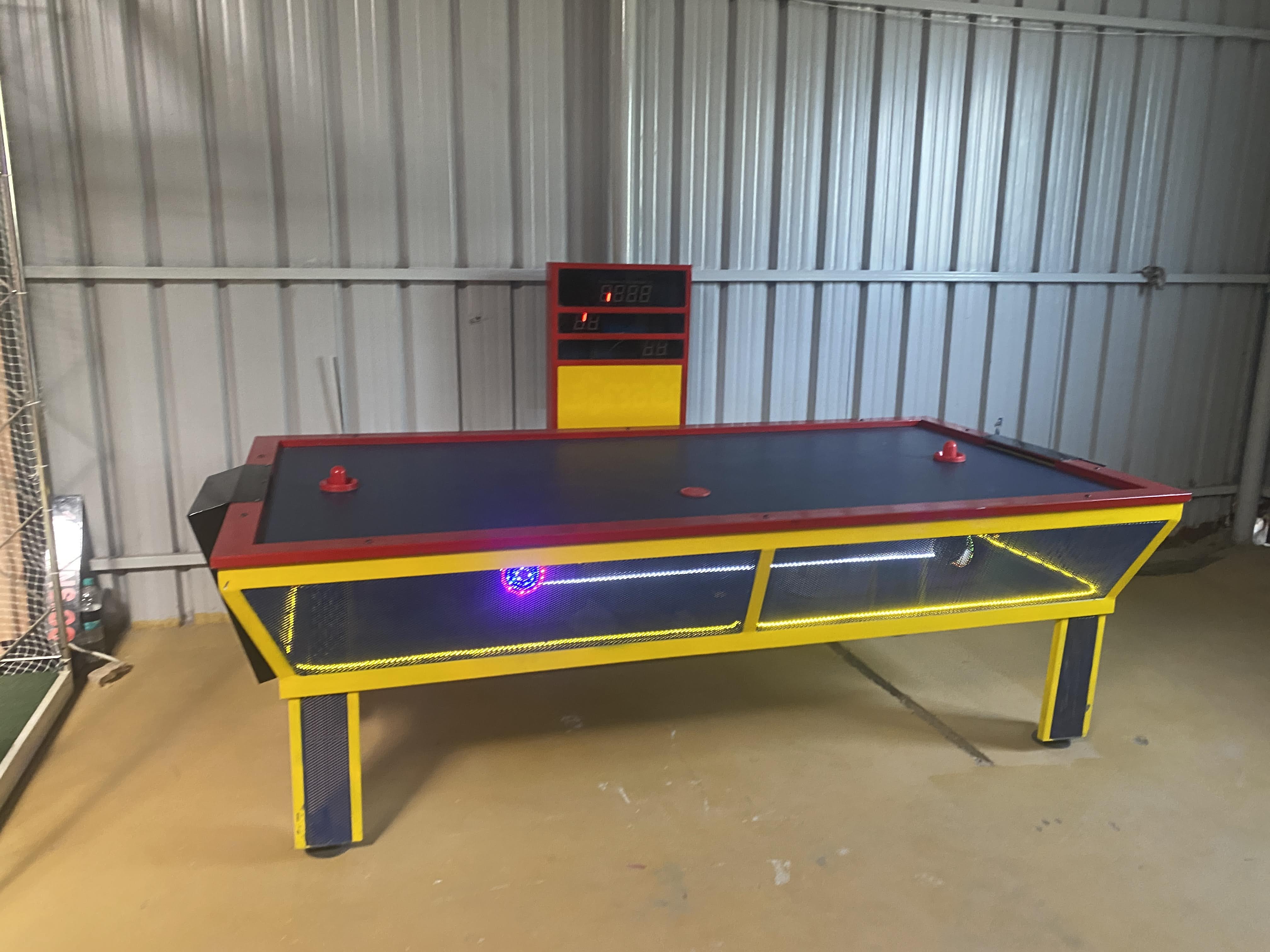 Air Hockey Table in commercial arcade