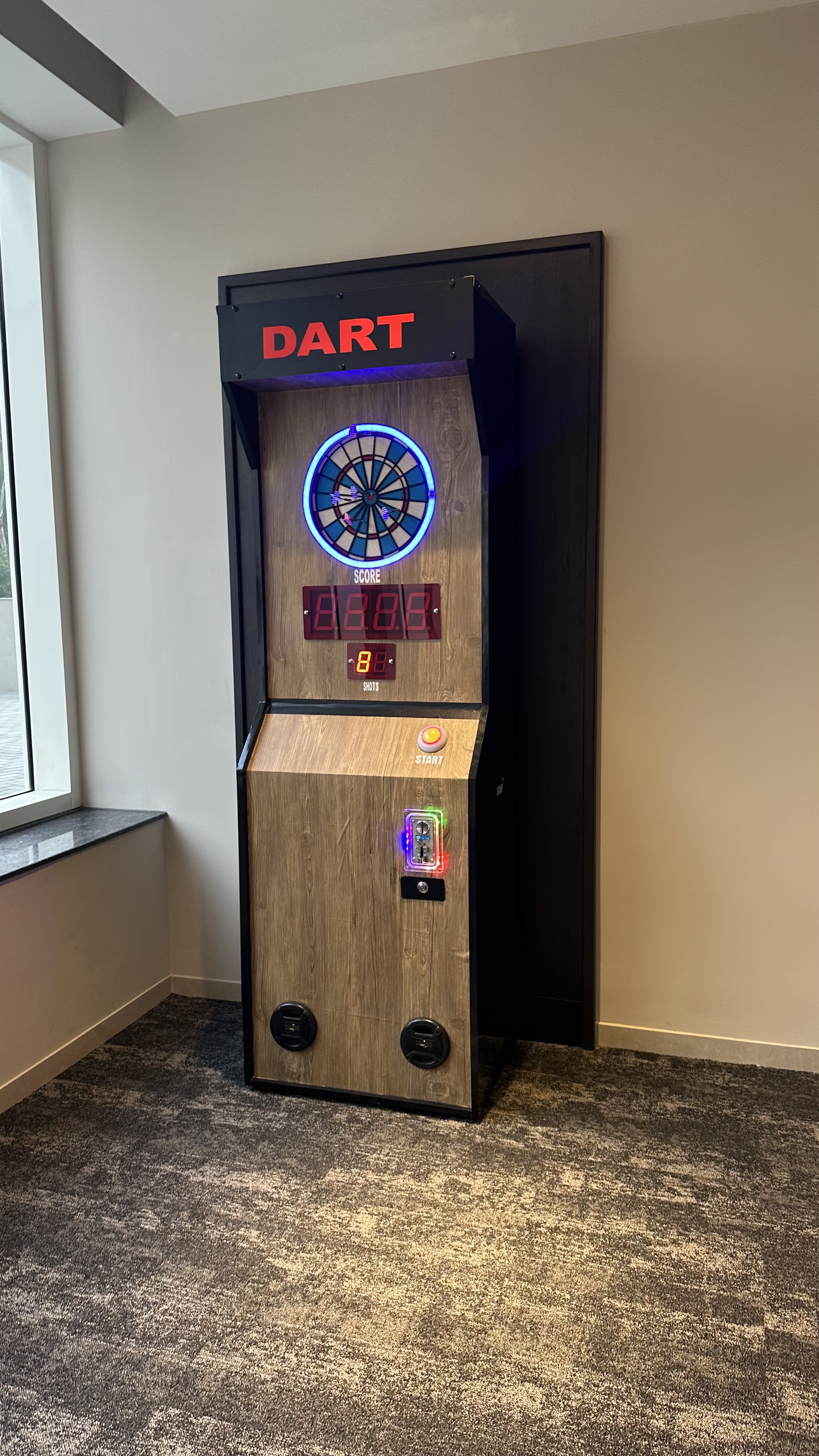 Aim Digital Dart Arena arcade installation