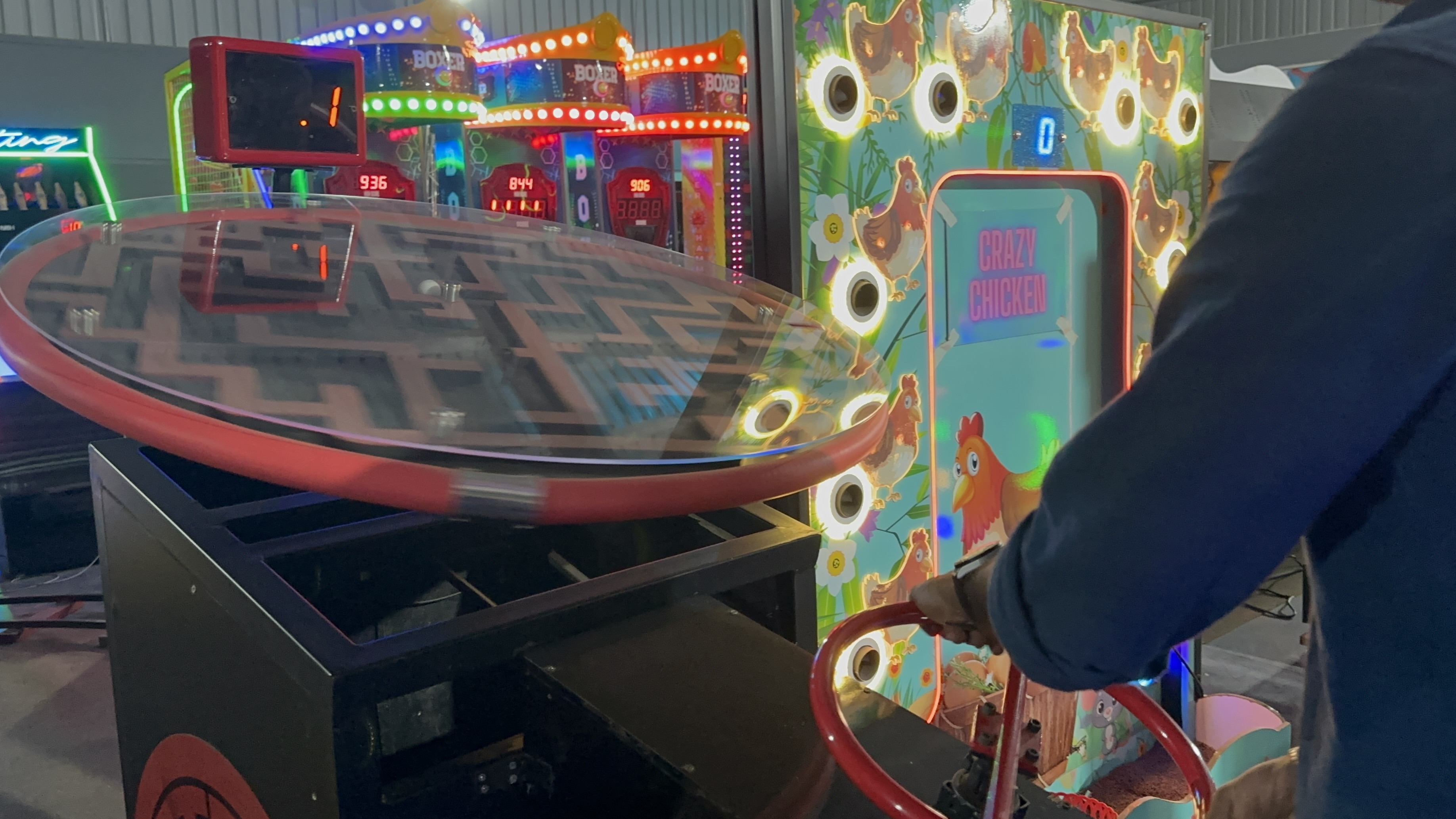 Maze Runner steering skill arcade game