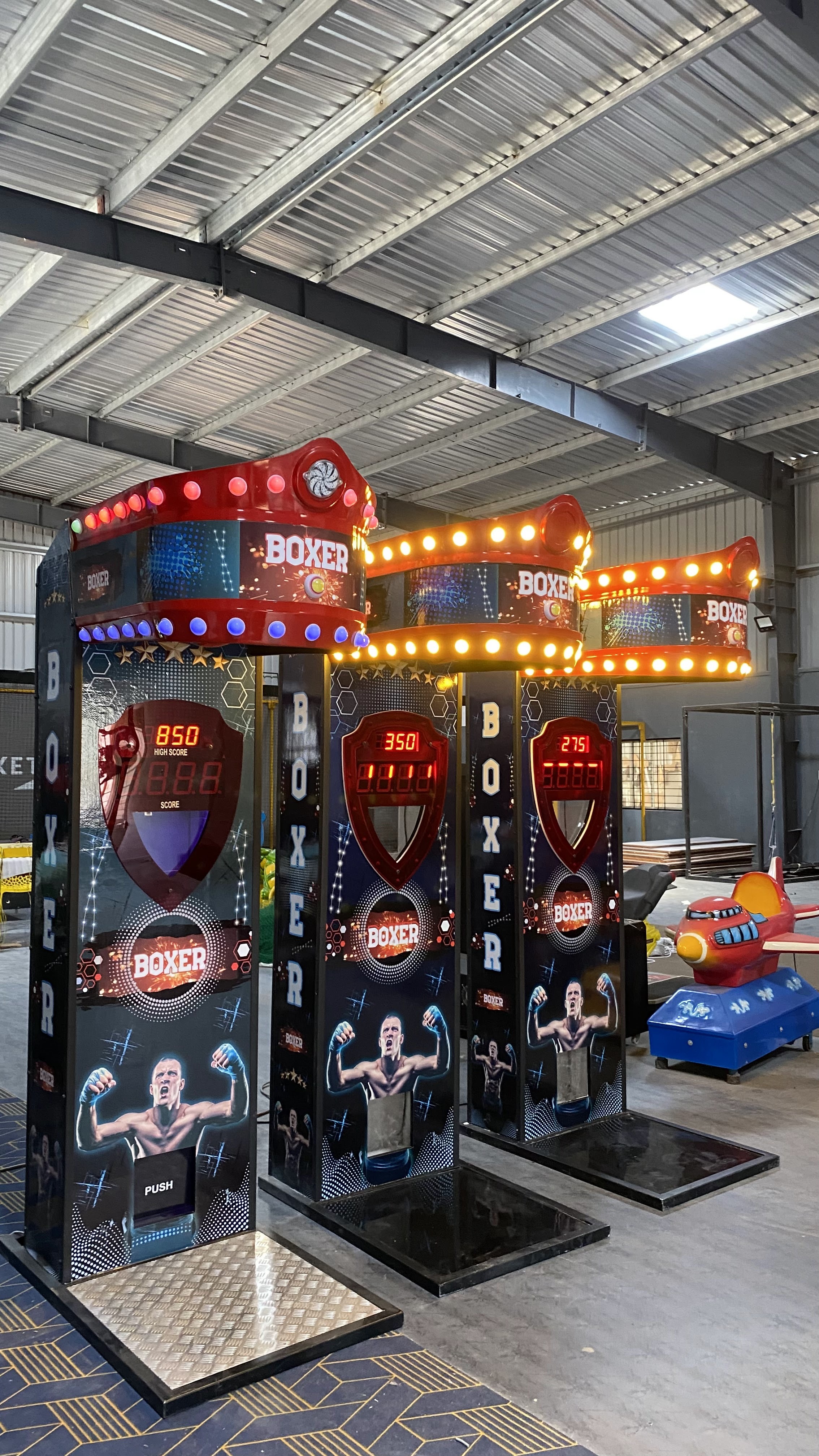 One Punch technical schematic, dimensional blueprint view, engineering specifications overlay, professional CAD-style rendering