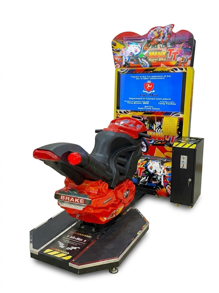 one punch boxing arcade machine in action, person punching, LED score display, modern arcade interior, dynamic lighting, professional photography