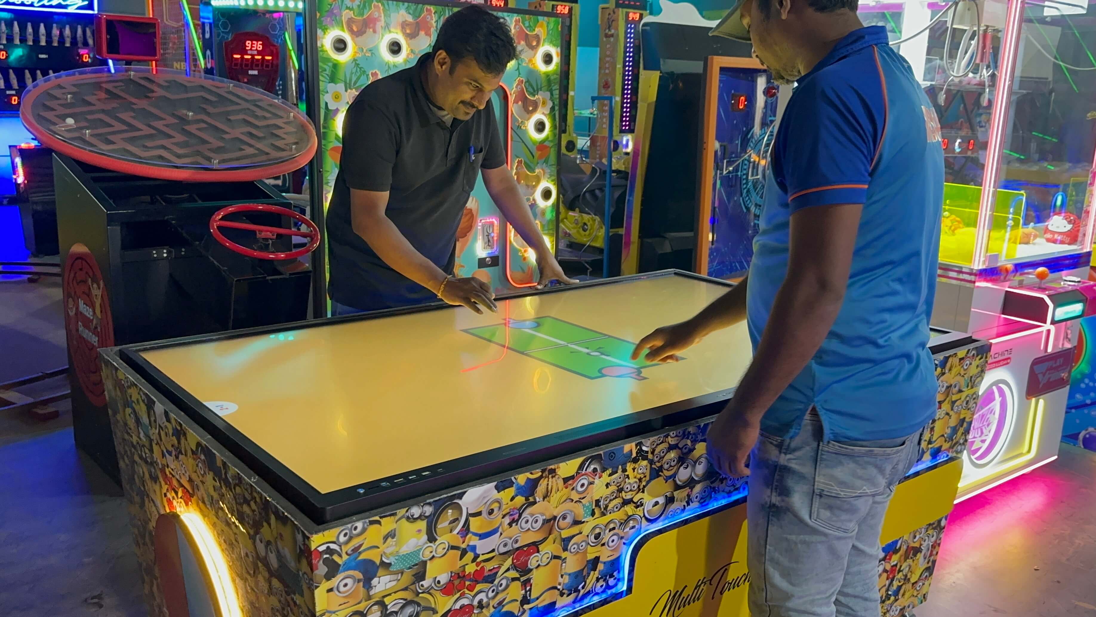 Illustration related to interactive touch games