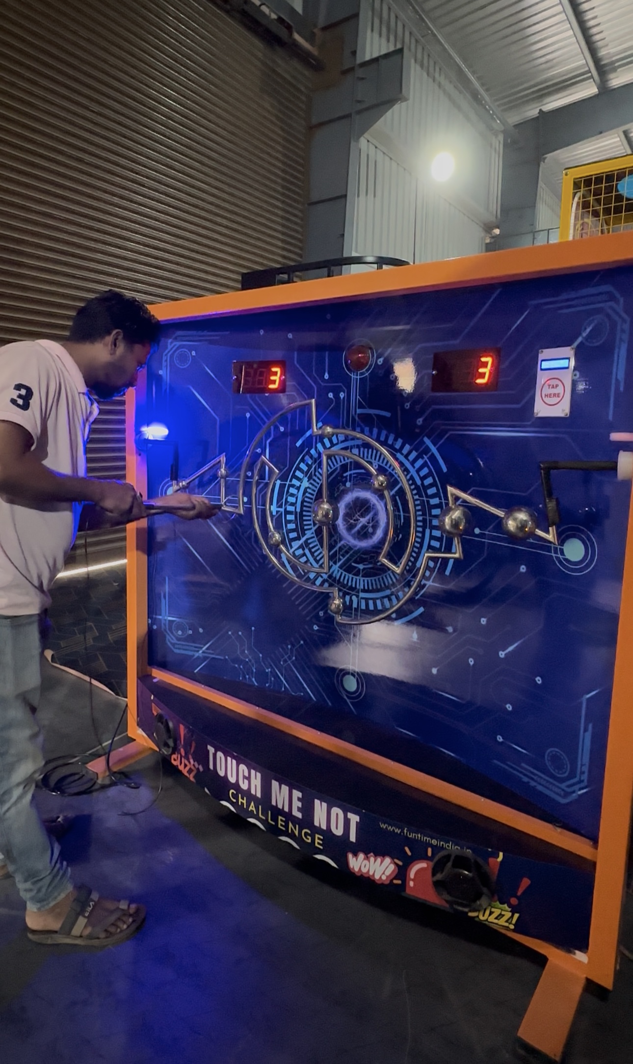 touch-sensitive rods close up, sensor system, industrial quality